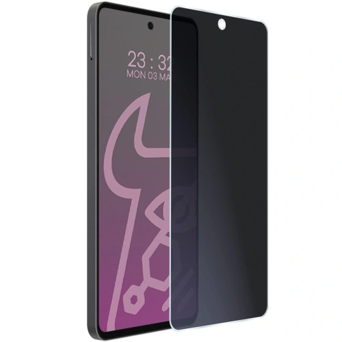 Prywatyzujące szkło hybrydowe Bizon Glass Mule Shadow do Realme C71 4G matowe