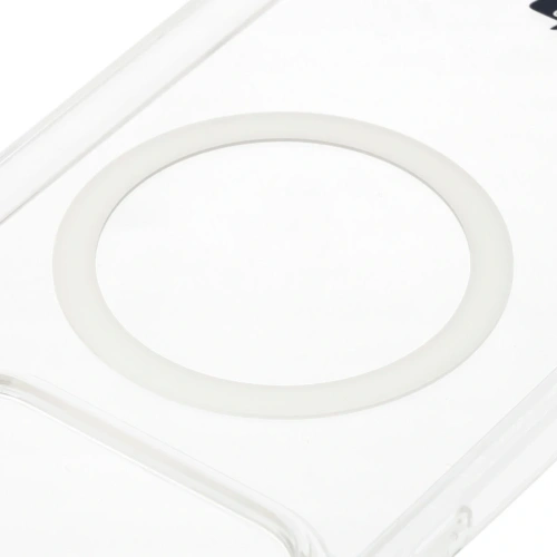 Etui z pierścieniem magnetycznym Bizon Case CrystalO do Realme GT 8 Pro przezroczyste