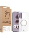 Etui z pierścieniem magnetycznym Bizon Case CrystalO do Realme GT 8 Pro przezroczyste