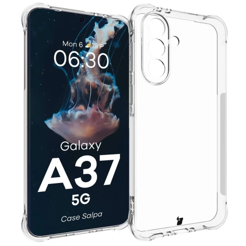 Elastyczne etui Bizon Case Salpa do Samsung Galaxy A37 5G przezroczyste