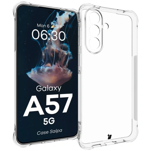 Elastyczne etui Bizon Case Salpa do Samsung Galaxy A57 5G przezroczyste