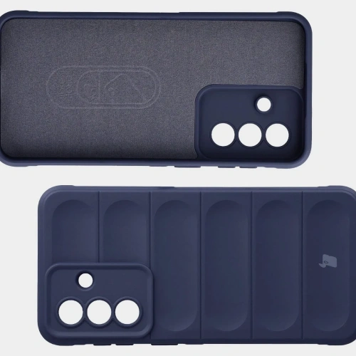 Pancerne etui Bizon Case Tur do Samsung Galaxy A57 5G granatowe