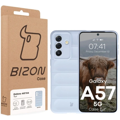 Pancerne etui Bizon Case Tur do Samsung Galaxy A57 5G jasnoniebieskie