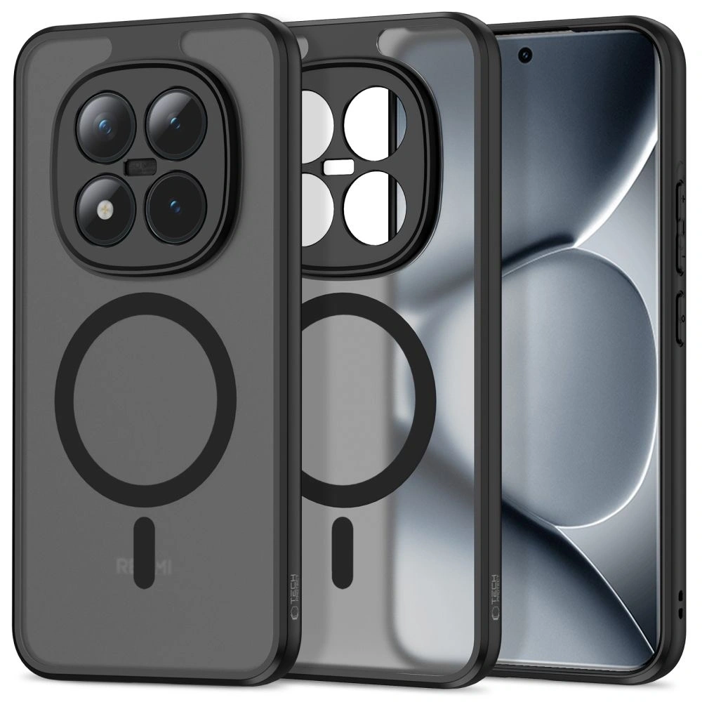Etui Tech-Protect Magmat MagSafe do Xiaomi Poco M8 Pro / Redmi Note 15 Pro+ Plus 5G Matte Black