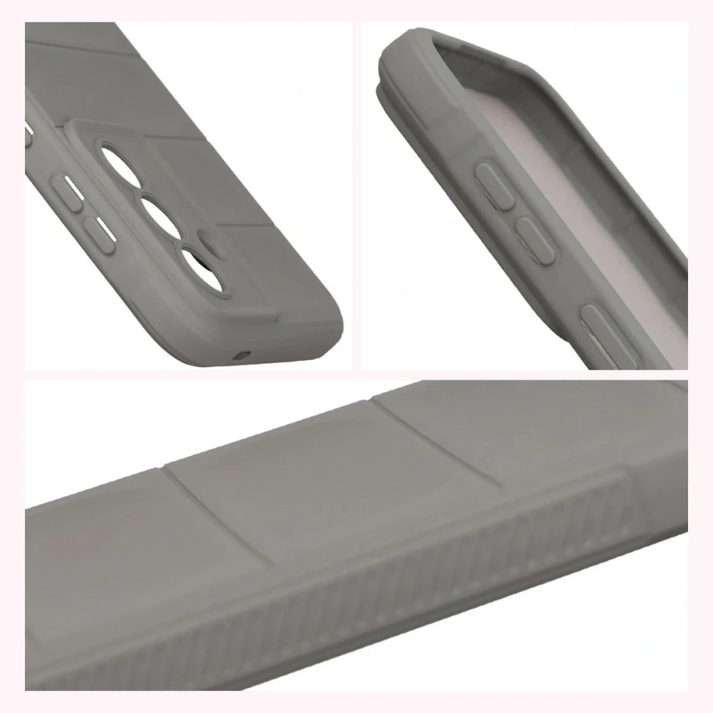 Pancerne etui Bizon Case Tur do Samsung Galaxy A57 5G jasnoszare