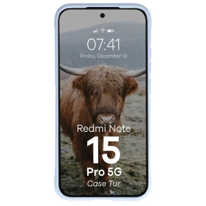 Pancerne etui Bizon Case Tur do Xiaomi Redmi Note 15 Pro 5G jasnoniebieskie