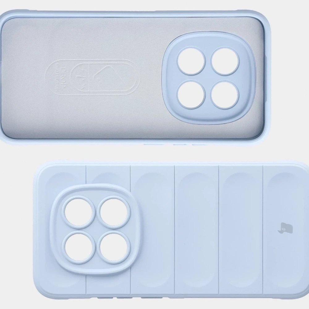 Pancerne etui Bizon Case Tur do Xiaomi Redmi Note 15 Pro 5G jasnoniebieskie