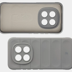 Pancerne etui Bizon Case Tur do Xiaomi Redmi Note 15 Pro 5G jasnoszare