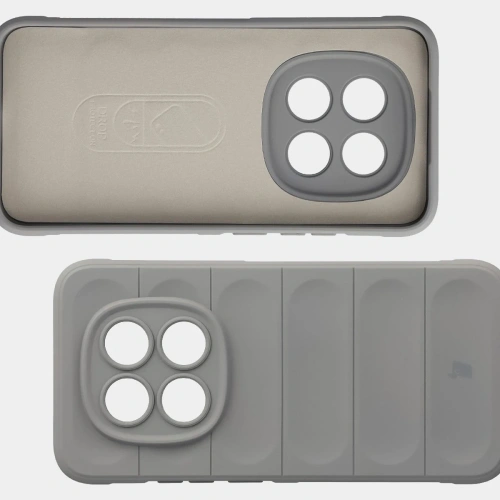 Pancerne etui Bizon Case Tur do Xiaomi Redmi Note 15 Pro 5G jasnoszare