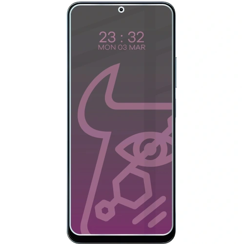 Prywatyzujące szkło hybrydowe Bizon Glass Mule Shadow do Xiaomi POCO M7 5G matowe