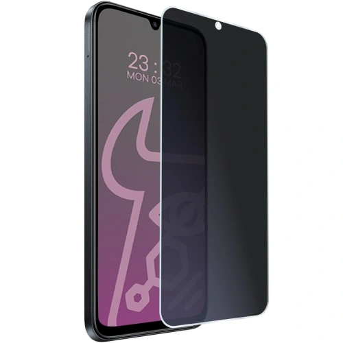 Prywatyzujące szkło hybrydowe Bizon Glass Mule Shadow do Xiaomi Redmi 15C 4G matowe