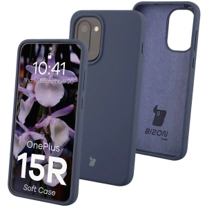 Silikonowe etui Bizon Soft Case do OnePlus 15R ciemnoniebieskie
