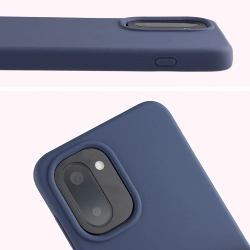 Silikonowe etui Bizon Soft Case do OnePlus 15R ciemnoniebieskie