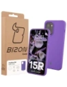 Silikonowe etui Bizon Soft Case do OnePlus 15R fioletowe