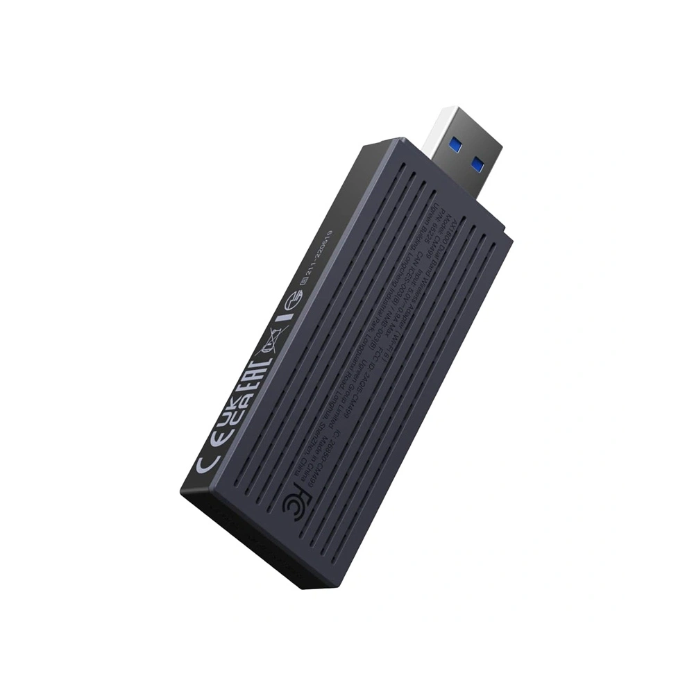 Karta sieciowa USB UGREEN CM499 Wi-Fi 6 1800 Mb/s 2.4 + 5 GHz (czarna)