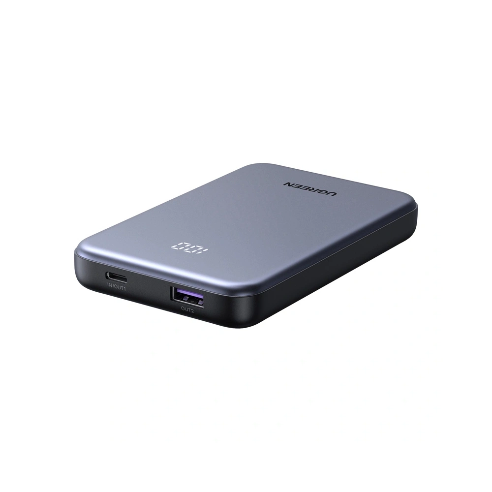 Powerbank 10000mAh UGREEN PB507 20W PD USB + USB-C (szary)
