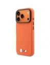 Etui BMW M Metal Logo MagSafe do Apple iPhone 17 Pro pomarańczowy
