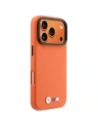Etui BMW M Metal Logo MagSafe do Apple iPhone 17 Pro pomarańczowy