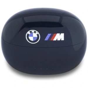 Bezprzewodowe słuchawki dokanałowe Bluetooth TWS BMW Printed Logo granatowy