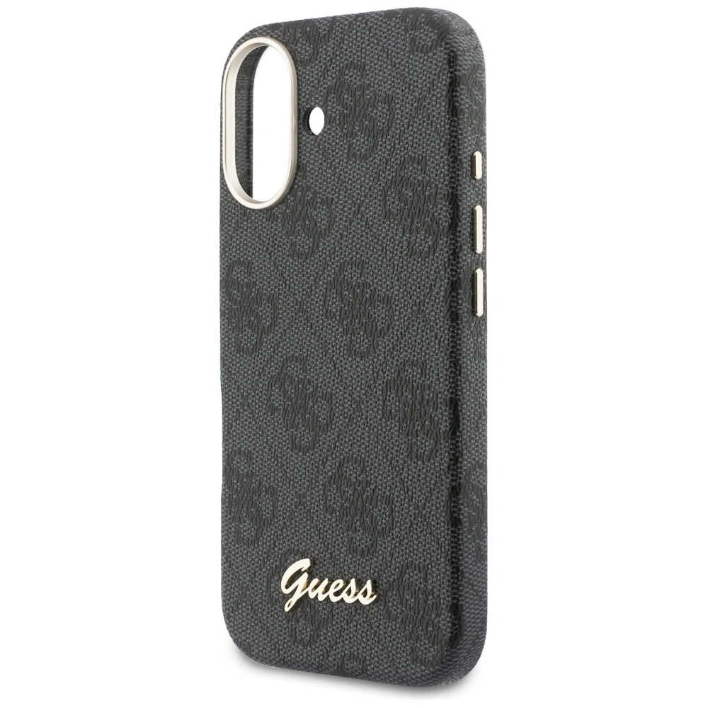 Etui Guess 4G Script MagSafe do Apple iPhone 17 czarny