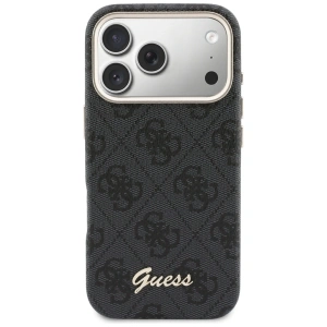 Etui Guess 4G Script MagSafe do Apple iPhone 17 Pro czarny