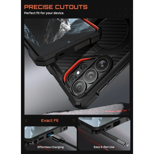 Etui Supcase Unicorn Beetle Grip Mag MagSafe do Samsung Galaxy S26 Ultra Aramid