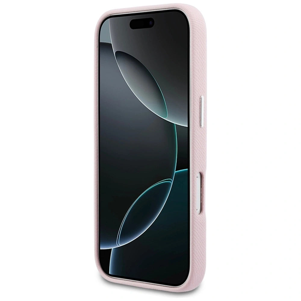 Etui Karl Lagerfeld Karl Head Logo MagSafe do Apple iPhone 17 Pro różowy