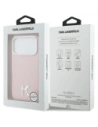 Etui Karl Lagerfeld Karl Head Logo MagSafe do Apple iPhone 17 Pro różowy