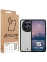 Etui Bizon Case Angelo do Xiaomi Redmi Note 15 / POCO M8 5G przydymione z czarną ramką