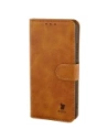 Etui z klapką Bizon Case Pocket do Xiaomi 17 brązowe