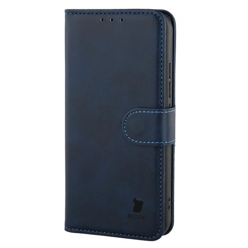 Etui z klapką Bizon Case Pocket do Xiaomi 17 granatowe