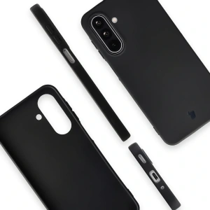 Etui z recyklingu Bizon Case ReLeaf do Samsung Galaxy A17 5G czarne