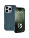 Etui z recyklingu Bizon Case ReLeaf do Apple iPhone 16 Pro ciemnoniebieskie