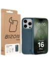 Etui z recyklingu Bizon Case ReLeaf do Apple iPhone 16 Pro ciemnoniebieskie