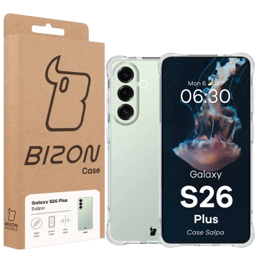 Elastyczne etui Bizon Case Salpa do Samsung Galaxy S26 Plus przezroczyste