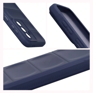 Pancerne etui Bizon Case Tur do Samsung Galaxy A37 5G granatowe