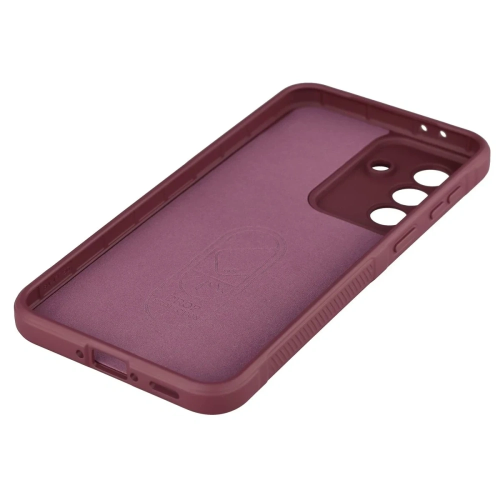 Pancerne etui Bizon Case Tur do Samsung Galaxy A37 5G burgundowe