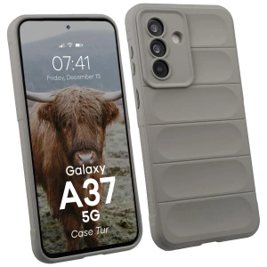 Pancerne etui Bizon Case Tur do Samsung Galaxy A37 5G jasnoszare