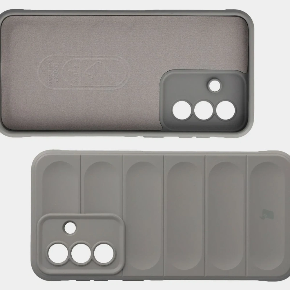 Pancerne etui Bizon Case Tur do Samsung Galaxy A37 5G jasnoszare