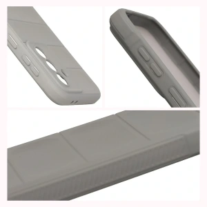 Pancerne etui Bizon Case Tur do Samsung Galaxy A37 5G jasnoszare