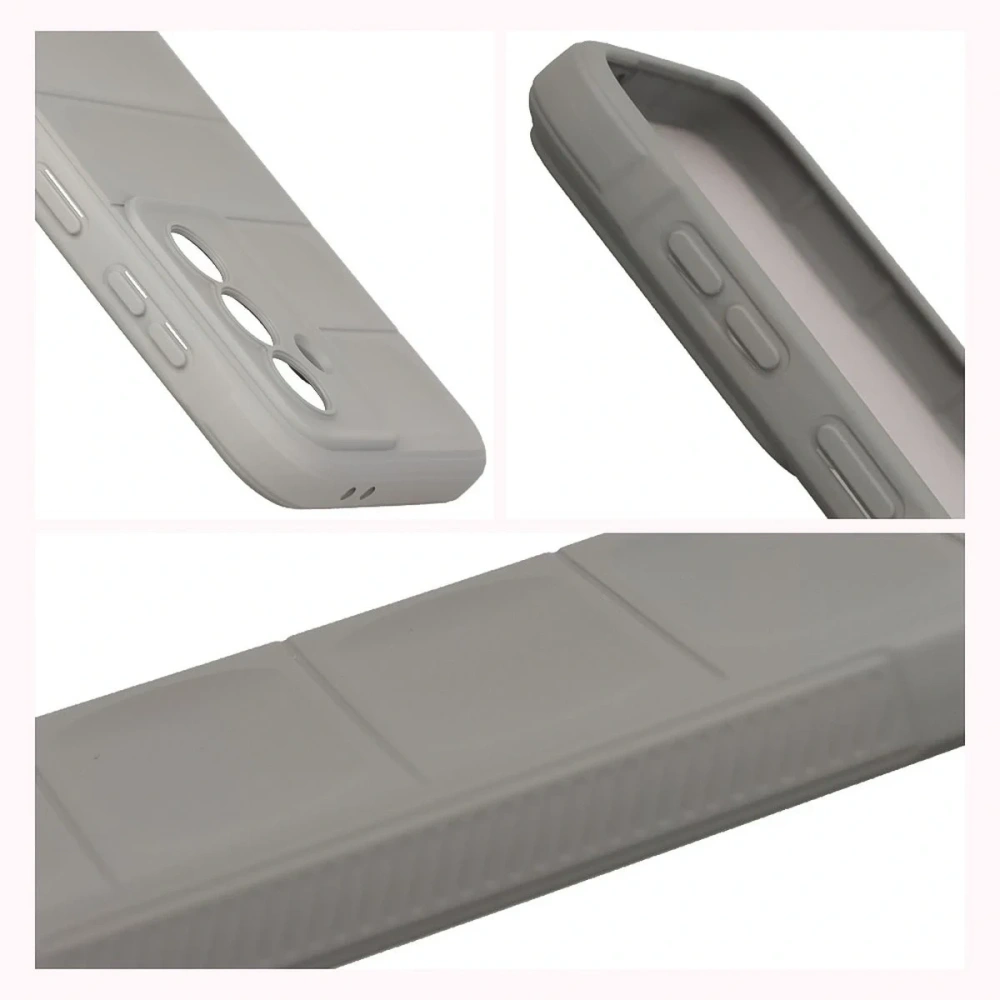 Pancerne etui Bizon Case Tur do Samsung Galaxy A37 5G jasnoszare