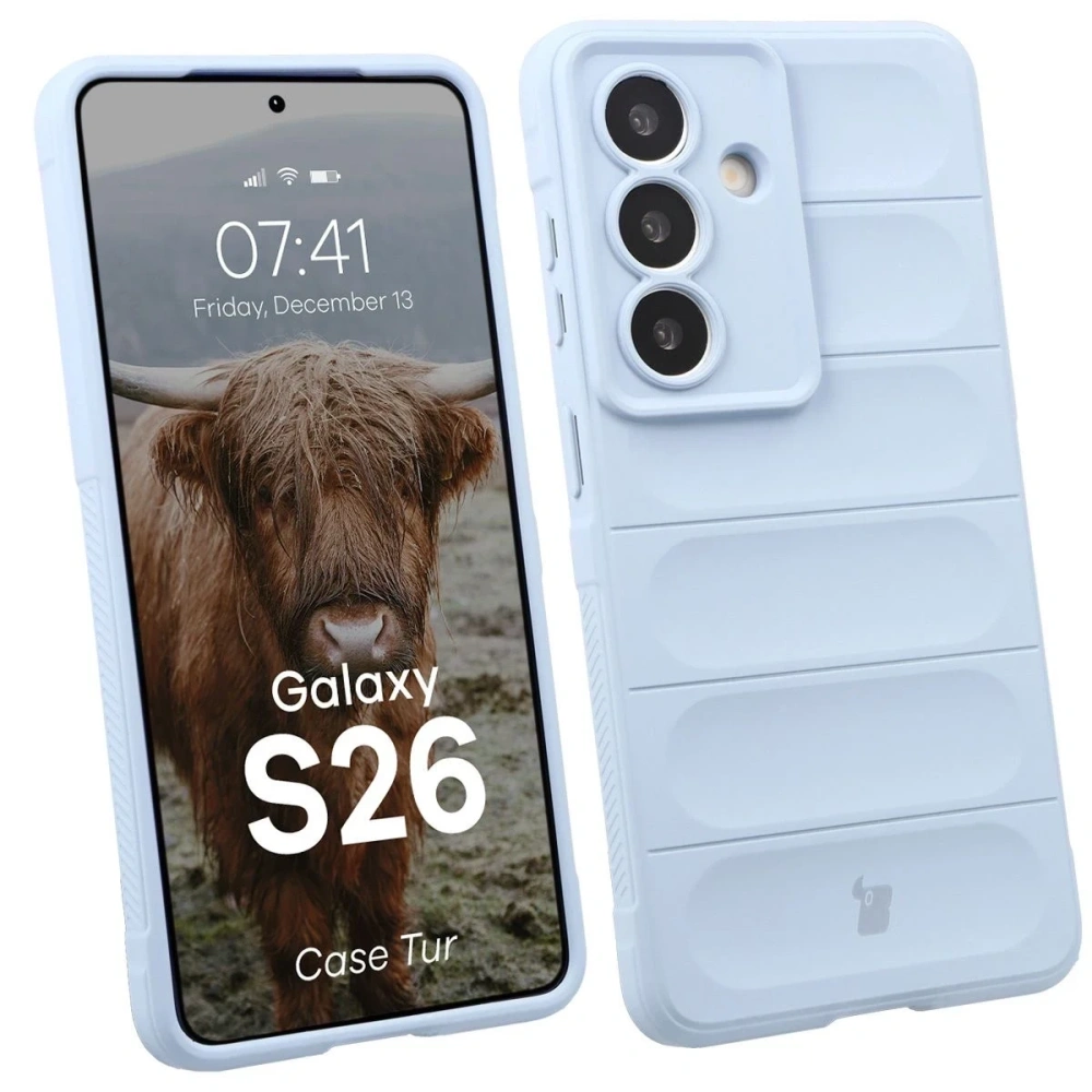 Pancerne etui Bizon Case Tur do Samsung Galaxy S26 jasnoniebieskie