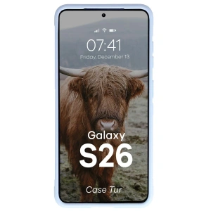 Pancerne etui Bizon Case Tur do Samsung Galaxy S26 jasnoniebieskie