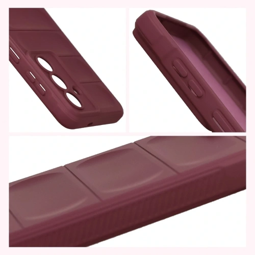 Pancerne etui Bizon Case Tur do Samsung Galaxy S26 Plus burgundowe