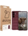 Pancerne etui Bizon Case Tur do Samsung Galaxy S26 Plus burgundowe
