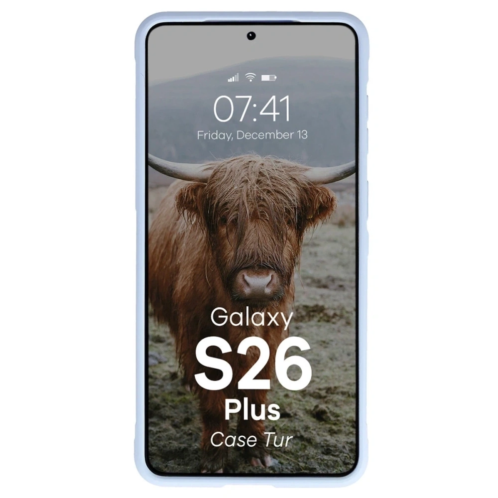 Pancerne etui Bizon Case Tur do Samsung Galaxy S26 Plus jasnoniebieskie