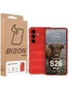 Pancerne etui Bizon Case Tur do Samsung Galaxy S26 Plus czerwone