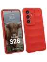 Pancerne etui Bizon Case Tur do Samsung Galaxy S26 czerwone