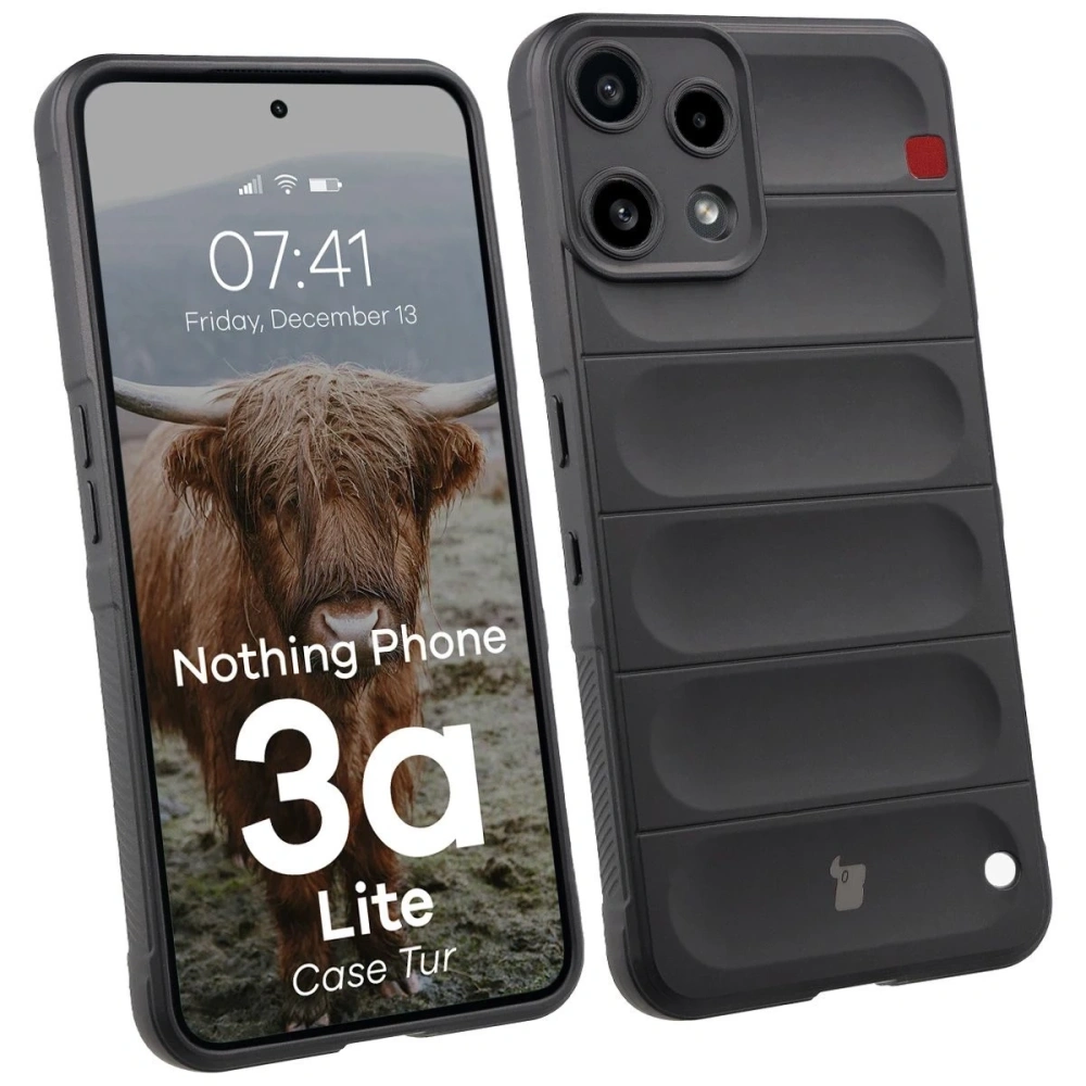 Pancerne etui Bizon Case Tur do Nothing Phone (3a) Lite czarne