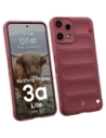 Pancerne etui Bizon Case Tur do Nothing Phone (3a) Lite burgundowe